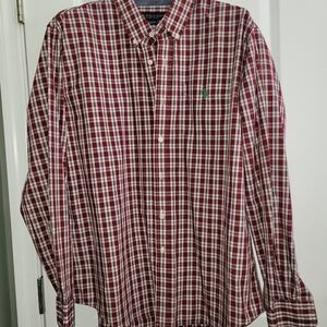 Polo by Ralph Lauren Men's Red Plaid Shirt